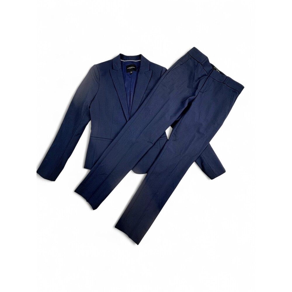Banana Republic Women's Navy Blue Blazer and Pants Suit